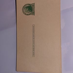 Vintage Lot of 10 Blank 1 Cent Postage Cards  features head of Thomas Jefferson